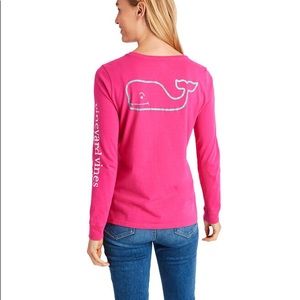 Hot Pink Vineyard Vines Long Sleeve